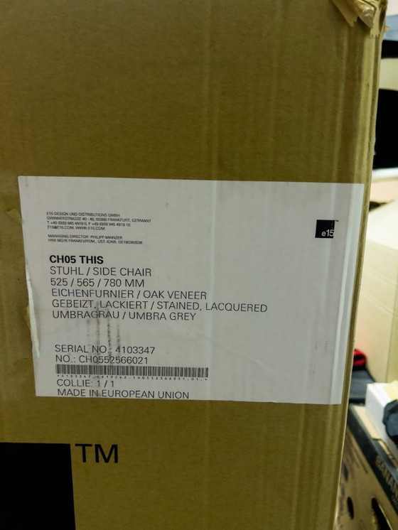 Image 1 of 2 x e15/Stefan Dietz “Esta silla”