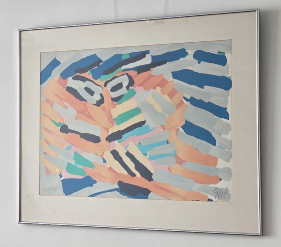Image 1 of Karel Appel – Maskengesicht – 61/175 – Handsigniert