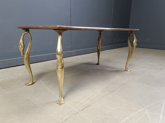 Image 1 of Vintage messing wan salontafel, 1970