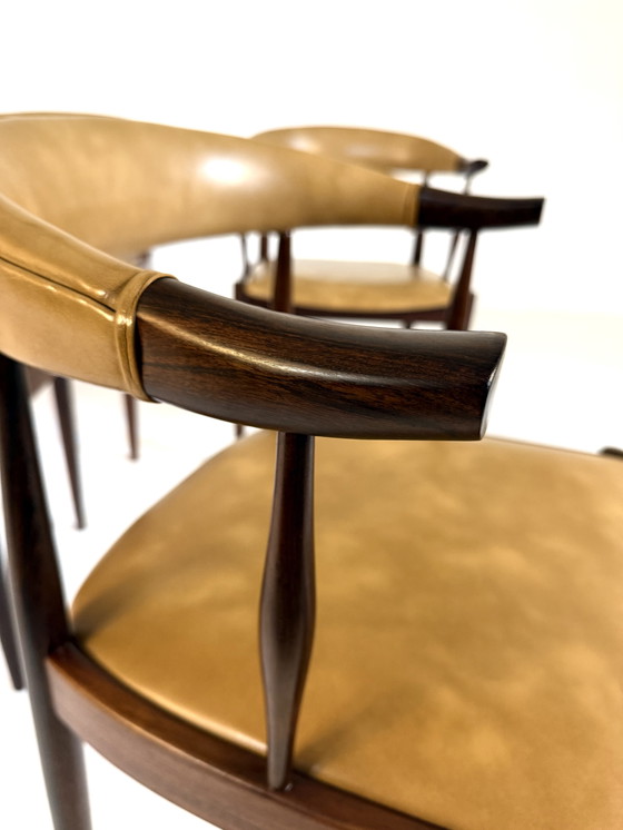 Image 1 of 6 sillas de cuerno de vaca modelo n.º 12, Johannes Andersen '60