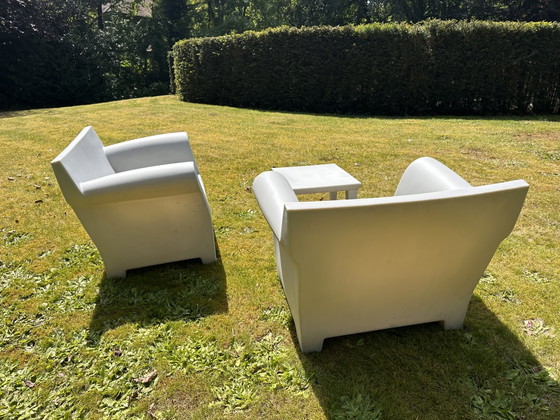Image 1 of Kartell bublle lounge set grijs
