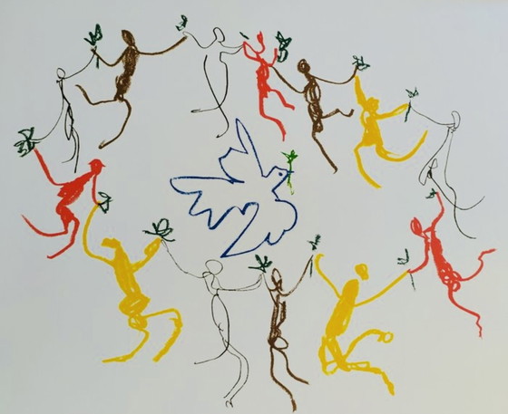 Image 1 of "La Ronde de la Jenesse, 1961" - 60 x 80 cm.

Signed and dated in the plate.