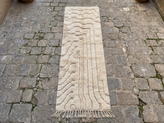 Image 1 of Bunter marokkanischer Flurläufer 300 cm x 80 cm
