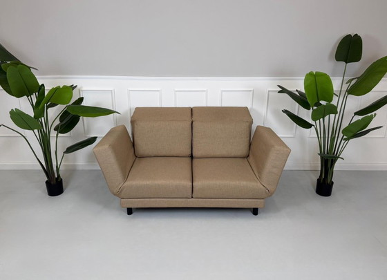 Image 1 of Divano piccolo Brühl Moule in tessuto marrone, letto per gli ospiti