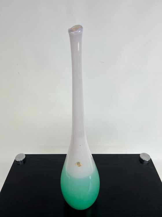 Floris Meydam Serica Bottle Vase (1953) – Leerdam, Glass (photo 2 of 5)