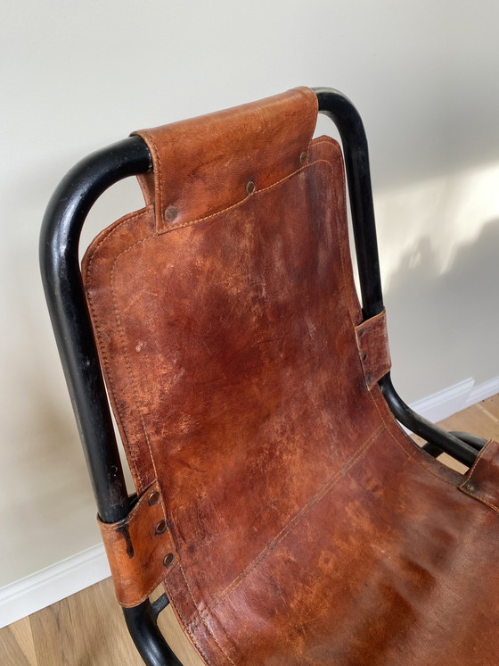 Image 1 of 2 chaises vintage Les Arcs, style Charlotte Perriand