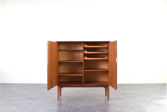 Image 1 of Mid-Century Teak Highboard by Rastad & Relling for Eidsfjord Møbelfabrikk, 1950s.