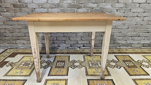 Small Vintage Farm Table