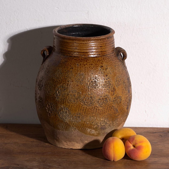 Antique Chinese glazed stoneware vase – China, circa 1900 – Rustic (photo 4 of 40)