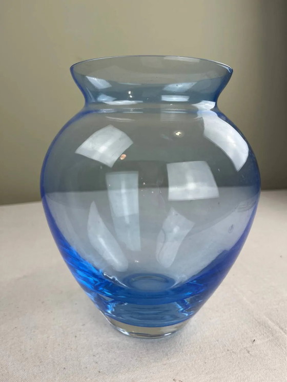 Jarrón azul azur – Jarrones, Crystal, Glass (photo 4 of 8)