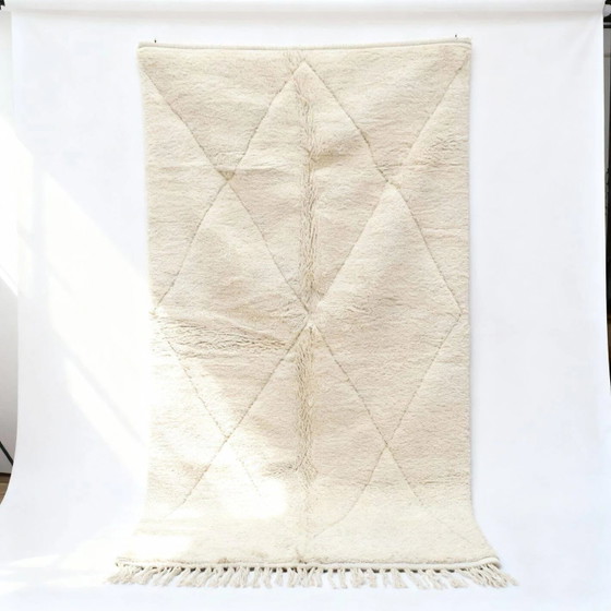 Marokkanischer weißer Teppich (200×300 cm) – Teppiche & Läufer, Wool, Cotton, Modern (photo 3 of 13)
