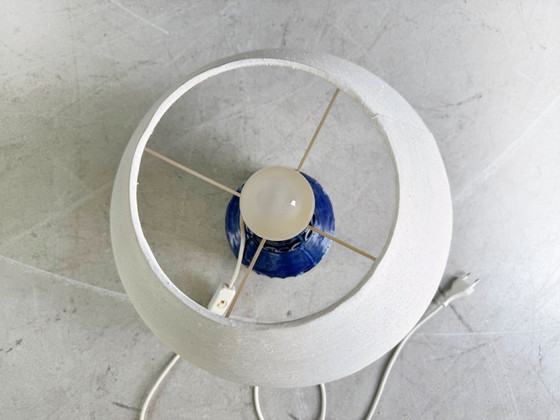 Image 1 of Original vintage ceramic table lamp Fat Lava Midcentury 1960