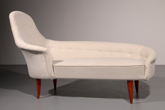 Image 1 of Chaise Lounge by Kerstin Hörlin-Holmquist for Nordiska Kompaniet, 1950s