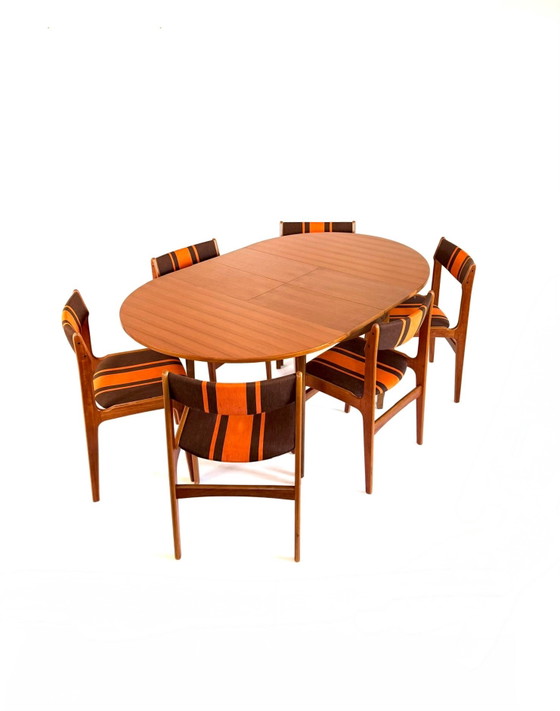 Tavolo da pranzo vintage allungabile in noce danese anni '60 – Tavoli da pranzo, Legno, Metallo (photo 9 of 15)