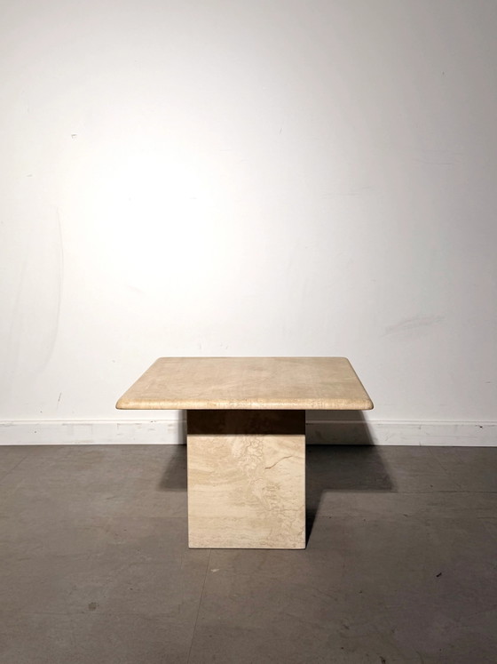 Table d'appoint Vintage en Travertin – Tables d'appoint, Wood (photo 2 of 4)