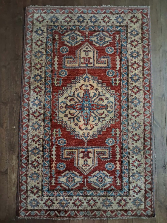Handgemaakt Shirvan Vloerkleed 202×125cm, Vloerkleden en tapijten, Wol, Meerdere kleuren (foto 3 van 14)