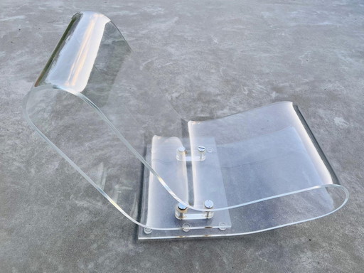 Maarten Van Severen LCP Lounge Chair – Kartell – anni '90 – Trasparente