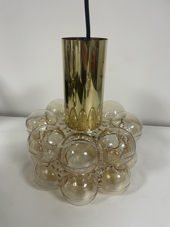 Image 1 of Lampada a bolle esclusiva Limburg Helena Tynell in vetro color oro