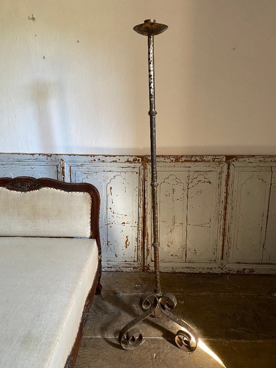Candelabro de pie – vintage, Portavelas, Hierro (photo 8 of 13)