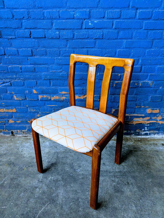 Image 1 of Dyrlund vintage teak chairs - Denmark