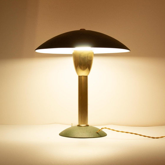 Image 1 of 1x Lampe de bureau Art déco de Siemens, Italie 1930
