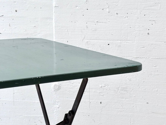 Image 1 of Folding metal garden tables, 1950s