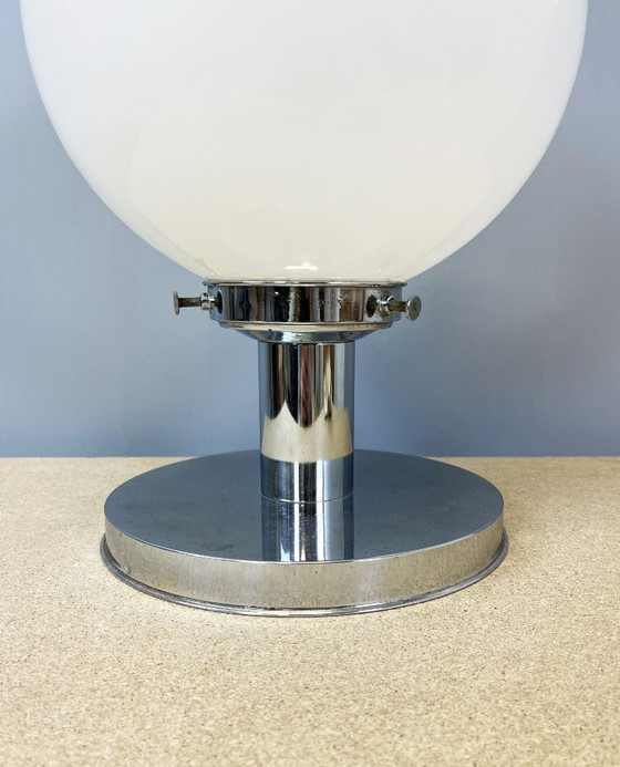 Image 1 of Mazzega tafellamp, Toni Zuccheri opaalglas