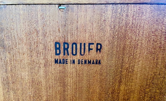 Image 1 of CREDENZE VINTAGE RETRO DANESI DI METÀ SECOLO IN PALISSANDRO DI BROUER ANNI '60