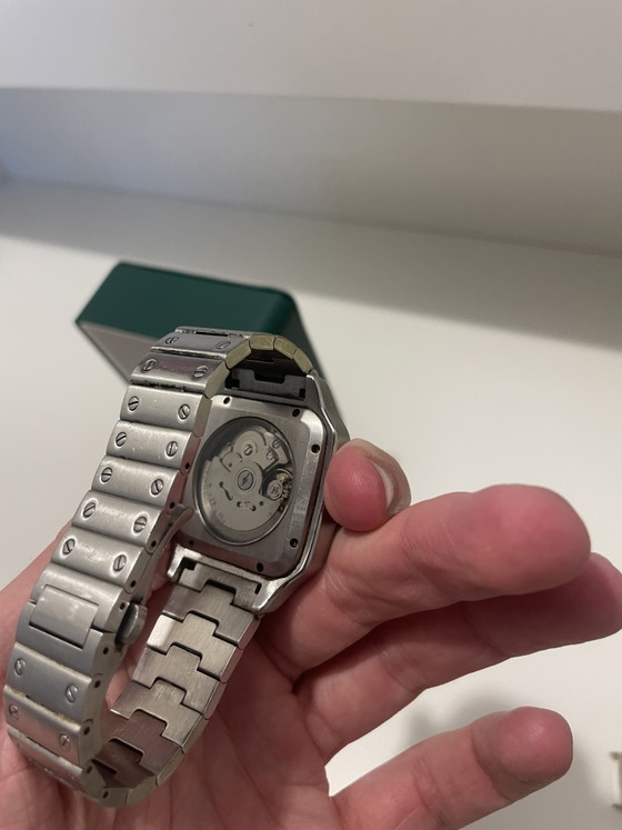 Orologio Seiko Automatic Mods - Stile Santos - Quadrante romano bianco – Regali, Metal (photo 6 of 6)