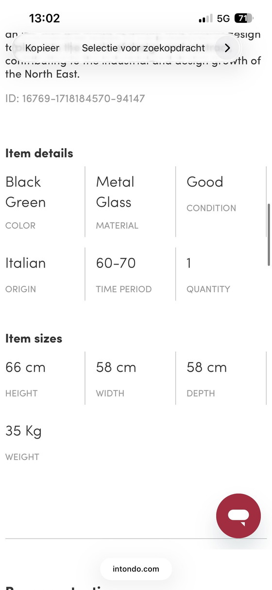 Image 1 of Go Go bar trolley; Anna Anselmi for Bieffeplats; 1980