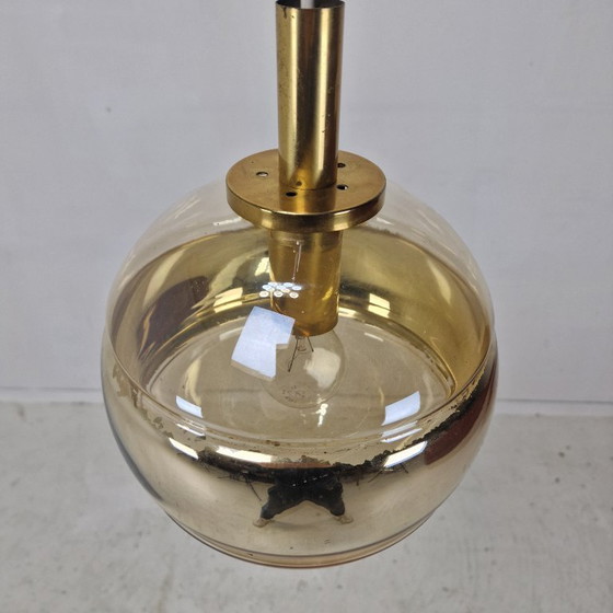 Image 1 of Elegante lampadario moderno di metà secolo di Peill & Putzler, Germania, anni '70