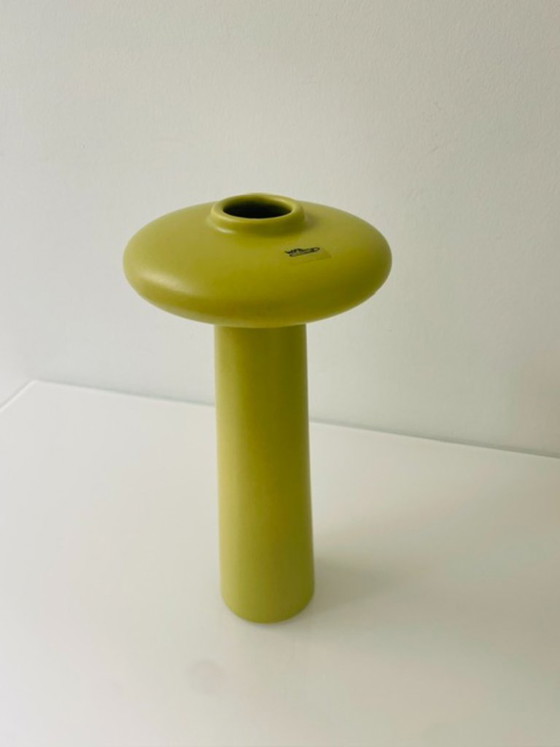 Image 1 of WPDesign design vase in moss green – sculptural modern design