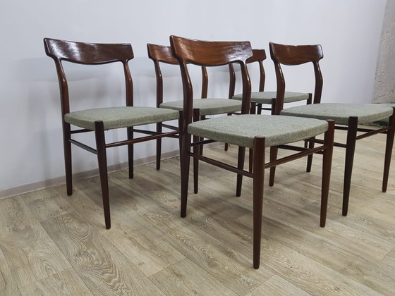 Chaises Mid-Century No. 603 de Lübke, années 1960, Lot de 5 – Chaises de salle à manger, Mid Century Modern (photo 13 of 17)