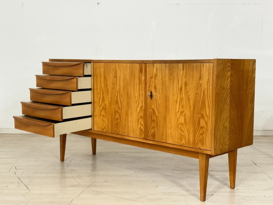 Image 1 of Mid-Century Hellerau dressoir, buffetkast, woonkamerkast, vintage