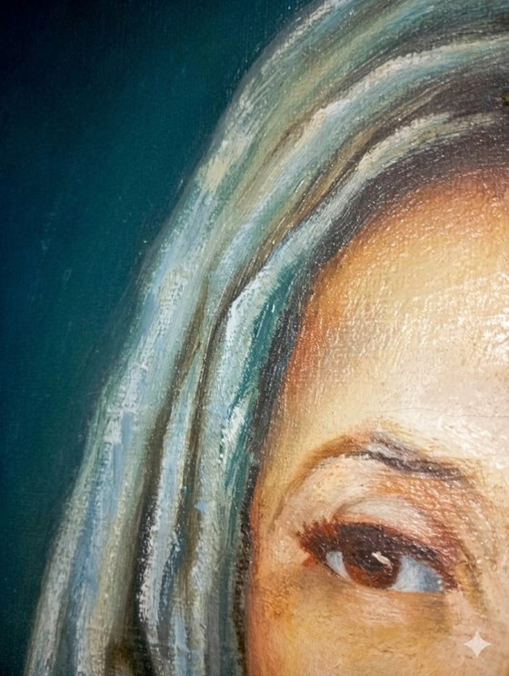 Image 1 of Grandmaster OIL ON CANVAS - "Young Spaniard" (Leo Van Baelen, 117 x 94 cm