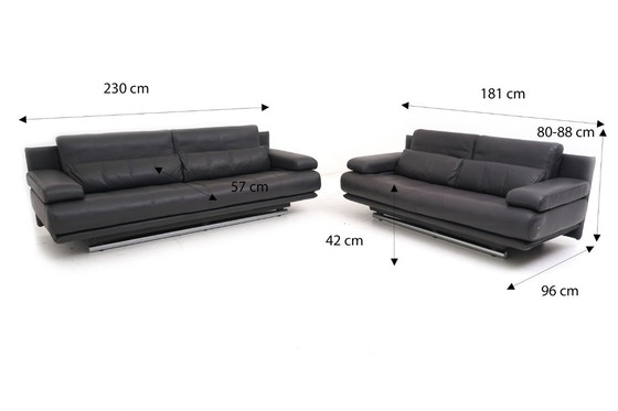 Image 1 of Rolf Benz 6500 Suite Couch Sofa Three-seater Two-seater Leather