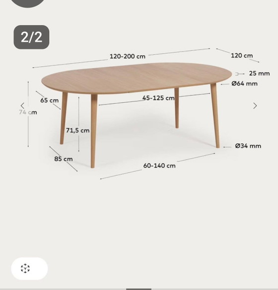 Table à manger Kave Home – Tables de salle à manger, Wood (photo 2 of 5)