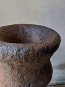 Designer lamp/sculpture in solid oak and papier-mâché