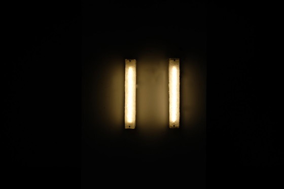 Image 1 of Grande coppia di appliques in vetro di Murano, Italia anni '70. Vintage