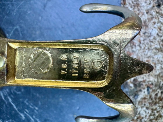 2 large vintage Italian brass Coat racks (photo 2 of 11)