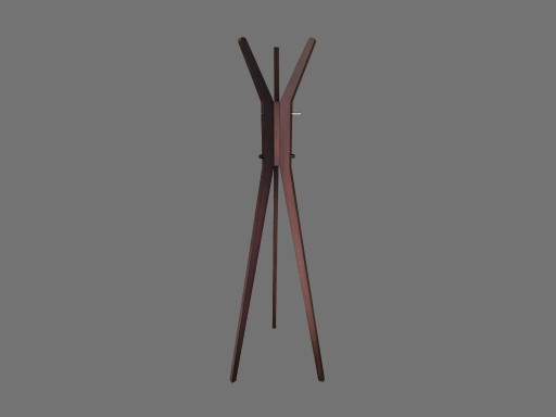 Postmoderne Garderobe aus Holz mit Aluminiumhaken – kapstokken, Wood (photo 2 of 5)