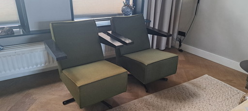 Set spectrumstoelen van Gerrit Rietveld