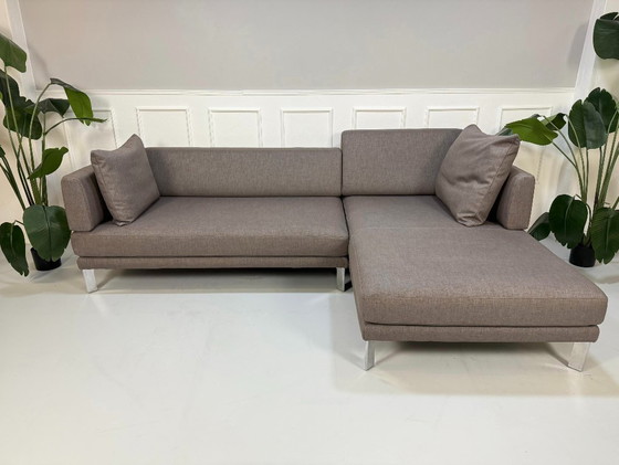 Image 1 of Rolf Benz Sento Canapé Tissu Gris Taupe Canapé d'angle