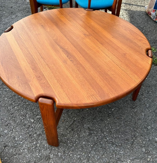 Tavolino da caffè Mikael Laursen in teak massello, anni '80