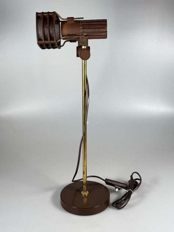 60s 70s Table Lamp Desk Lamp Space Age Design Metal Plastic (photo 13 of 13)