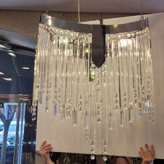 Image 1 of Kandelaber / Kronleuchterkristalle, Hollywood Regency, 90er Jahre - Italien