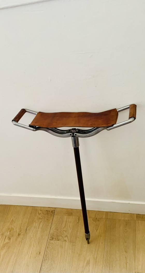 Lot de Deux Cannes Siège Ancienne / Vintage – Objets déco, Wood, Aluminium (photo 3 of 14)