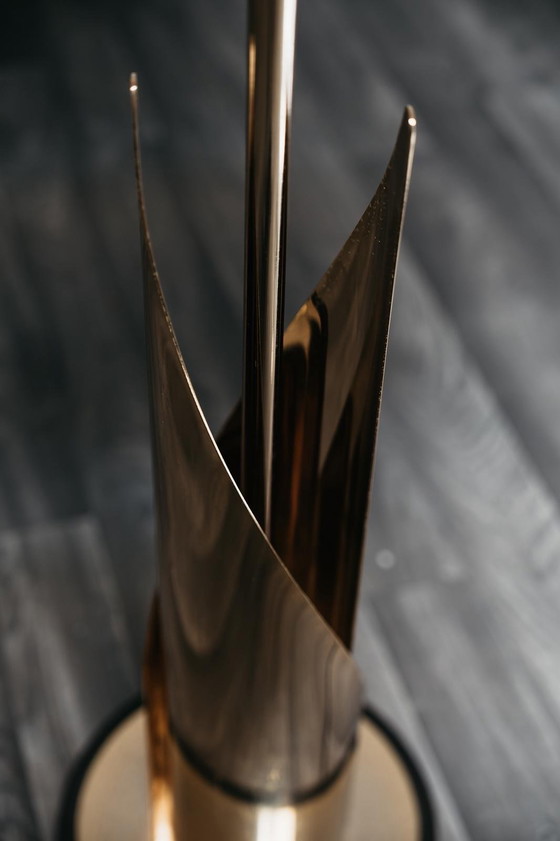 Image 1 of Lampadaire de style Hollywood Regency, design moderne des années 1970