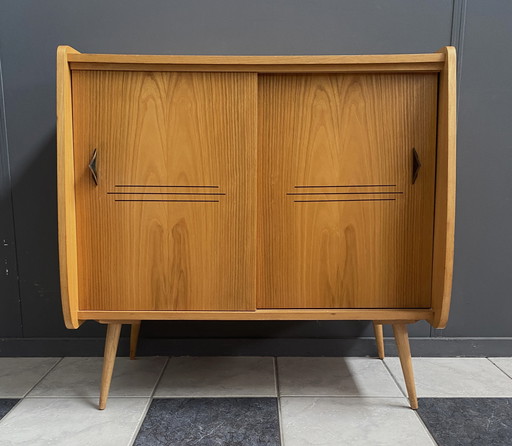 Shoecabinet Blond Wood 1960s