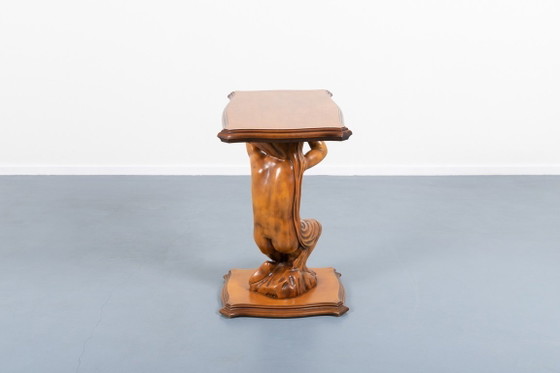 Image 1 of Table d'appoint sculpturale de design italien des années 1970